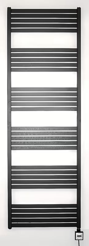 Električni radijator Thermal Trend KH Economy 180x60 cm u crnoj mat boji s termostatom KTX 3.