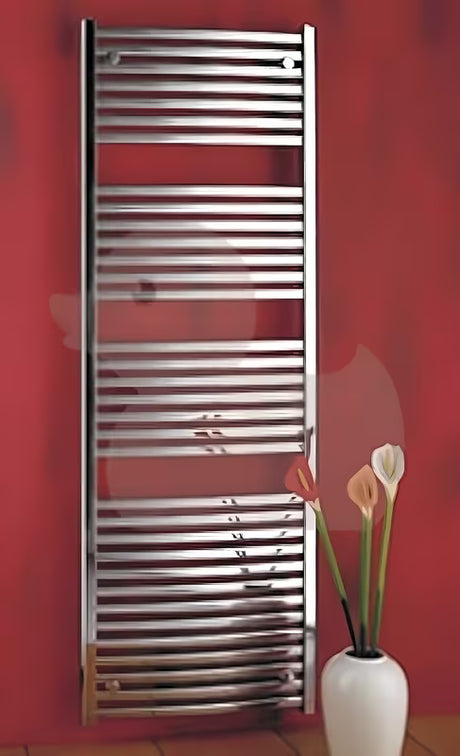 Bijeli kombinirani cijevni radijator Thermal Trend KM 90x181,5 cm za kupaonicu