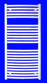 Bijeli kombinirani cijevni radijator Thermal Trend KM 45x78,3 cm pro kupaonicu i hodnik.