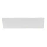 Bijeli četvrtasti umivaonik na ploču Triomini Slim od tanke keramike, 55 x 39 cm