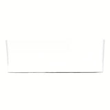 Bijeli umivaonik na ploču Triomini Slim od tanke keramike, izvedba bez preljeva.