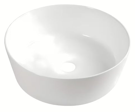 Bijeli umivaonik na ploču Triomini Slim 40x40 cm od tanke keramike s blago valovitim rubovima