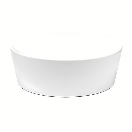 Bijeli umivaonik na ploču Triomini Slim 40x40 cm od tanke keramike s blago valovitim rubovima