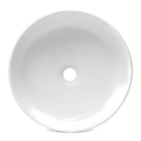 Bijeli umivaonik na ploču Triomini Slim 40x40 cm od tanke keramike s blago valovitim rubovima