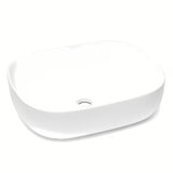 Bijeli umivaonik na ploču Triomini Slim 50x40 cm od tanke keramike