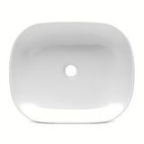 Bijeli umivaonik na ploču Triomini Slim 50x40 cm od tanke keramike