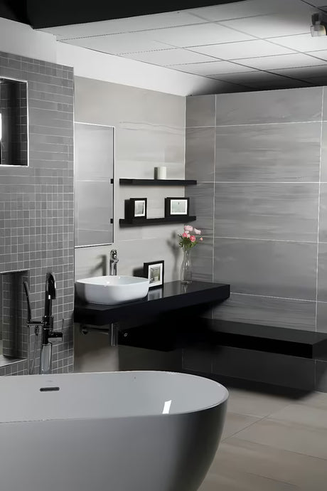 Bijeli umivaonik na ploču Triomini Slim 50x40 cm od tanke keramike