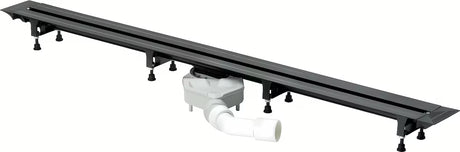 Crni tuš kanalica Viega Advantix Vario s podesivom duljinom i priključkom odvoda DN 40/50.