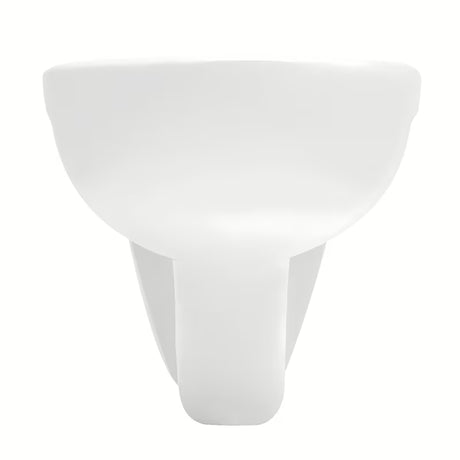 Bijeli viseća WC školjka Vitra s rimless ispiranjem pro lakšeg održavanja