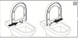 Bijela WC daska Vitra od duroplasta s metalnim šarkama i skrivenim pričvršćenjem