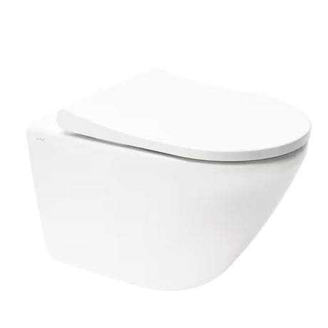 Viseća WC Školjka vitra Integra u bijeloj boji s Rim-Ex bez sustava za ispiranje i sjedalom soft Close.
