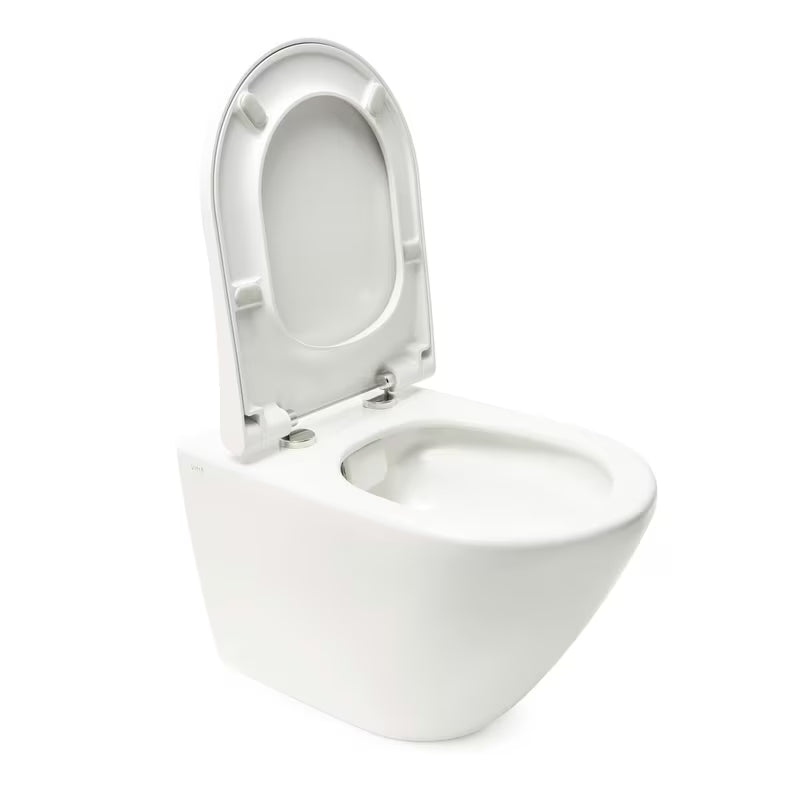 Viseća WC Školjka vitra Integra u bijeloj boji s Rim-Ex bez sustava za ispiranje i sjedalom soft Close.