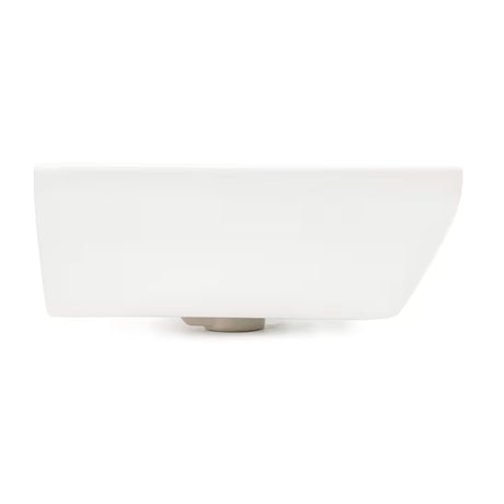 Bijeli viseće keramički umivaonik vitra Integra 45x40 cm s otvorom pro za slavinu u sredini