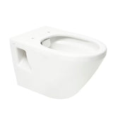 Bijeli viseća WC školjka vitra Integra bez sustava za ispiranje s tehnologijom Rim-Ex i sjedalom soft Close.