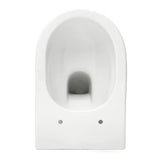 Bijeli viseća WC školjka vitra Integra bez sustava za ispiranje s tehnologijom Rim-Ex i sjedalom soft Close.