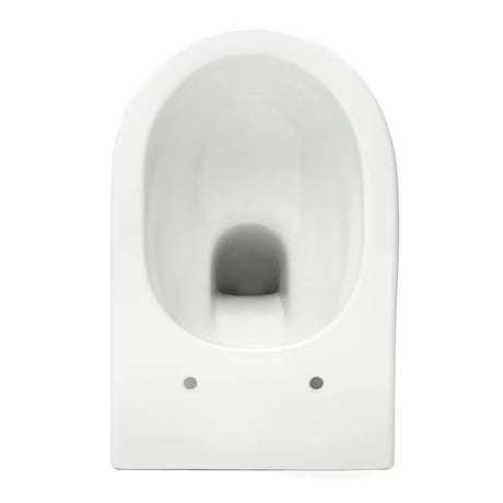 Bijeli viseća WC školjka vitra Integra bez sustava za ispiranje s tehnologijom Rim-Ex i sjedalom soft Close.