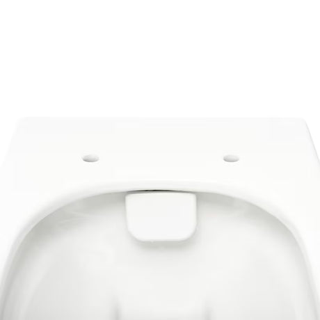 Bijeli viseća WC školjka vitra Integra bez sustava za ispiranje s tehnologijom Rim-Ex i sjedalom soft Close.