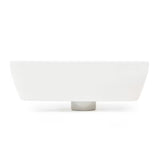 Bijeli keramički mali umivaonik Vitra Integra 37x22 cm s otvorom za pro slavinu lijevo u sjajnoj izvedbi