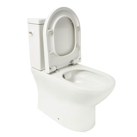 Bijeli WC kombi vitra Integra bez sustava za ispiranje s wc daskom soft Close i vodokotlićem