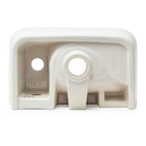 Bijeli keramički mali umivaonik Vitra Integra 37x22 cm s otvorom za pro slavinu lijevo u sjajnoj izvedbi