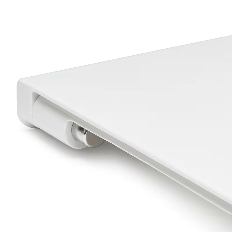 Bijelo WC daska Vitra Integra od duroplasta s metalnim šarkama i skrivenim pričvršćenjem