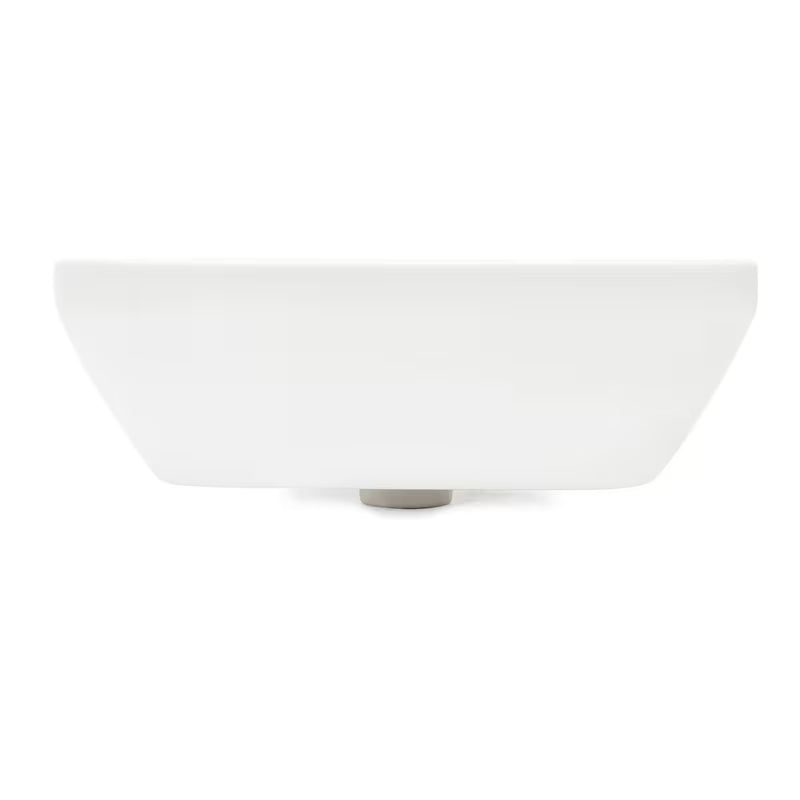 Viseći umivaonik Vitra Integra 50x43 cm s otvorom pro za slavinu u sredini u bijeloj boji.