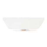 Bijeli viseći umivaonik Vitra Integra 60x36 cm od keramike s otvorom pro za slavinu u sredini i preljevom.