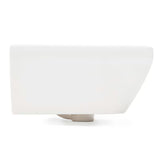 Bijeli viseći umivaonik Vitra Integra 60x36 cm od keramike s otvorom pro za slavinu u sredini i preljevom.