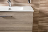 Kupaonski set Vitra Mia 79 x 39,5 cm u dekoru cordoba s ormarićem, umivaonikom, ogledalom i LED rasvjetom