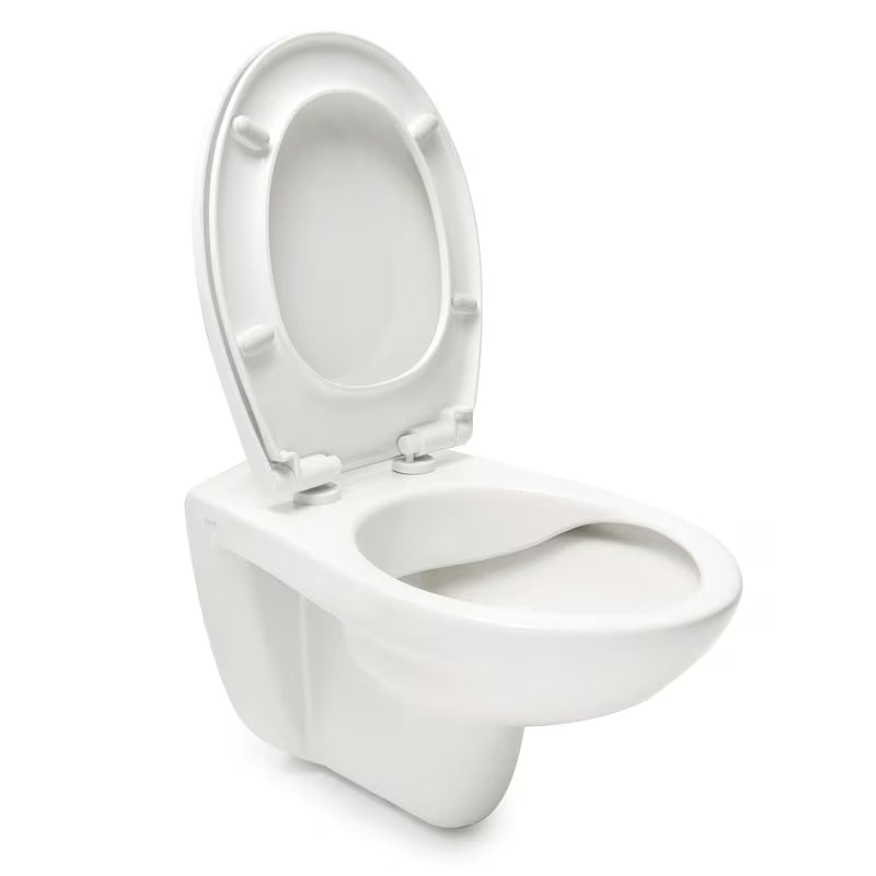 Viseća WC Školjka Vitra Normus u bijeloj boji bez sustava za ispiranje s wc daskom soft Close.