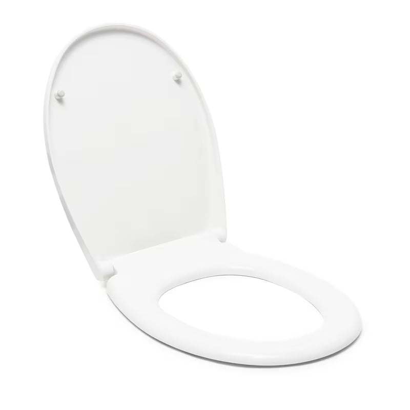 Bijelo WC daska Vitra Normus s tehnologijom soft Close, EasyLock i metalnim šarkama sa skrivenim pričvršćenjem.