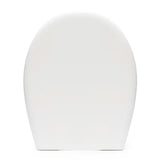 Bijelo WC daska Vitra Normus s tehnologijom soft Close, EasyLock i metalnim šarkama sa skrivenim pričvršćenjem.