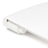 Bijelo WC daska Vitra Normus s tehnologijom soft Close, EasyLock i metalnim šarkama sa skrivenim pričvršćenjem.