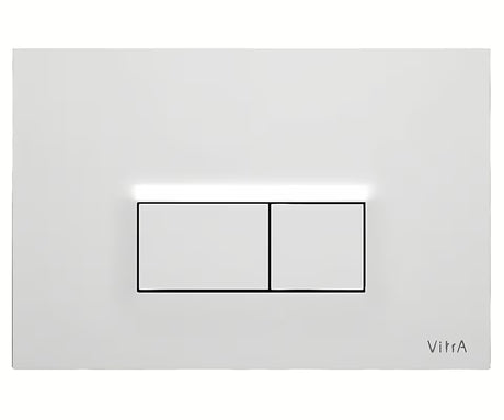 Bijela sjajna plastična tipka za ispiranje tipka za aktiviranje Vitra pro za podžbukne module vitra