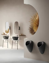 Rotirajuće ogledalo Vitra Plural 37,5 x 90 cm s rubom u dekoru oraha