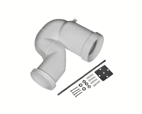 Priključno koljeno vitra Vario pro WC kombi s donjim odvodom, skrativa izvedba sa setom za pričvršćivanje.