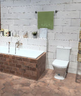 Bijeli keramički vodokotlić ke kombi WC školjke Vitra Ricordi s donjim punjenjem