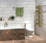 Bijeli WC kombi Vitra Ricordi s vario odvodom, uključujući armaturu, bez WC deske