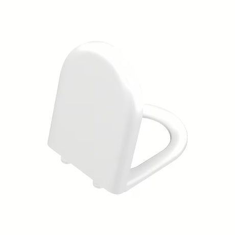 Bijeli WC daska vitra S50 s soft Close i EasyLock u zaobljenom dizajnu