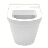 Bijeli viseća WC školjka vitra S50 s vidljivim bočnim pričvršćenjem