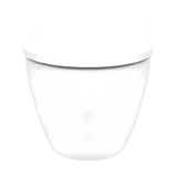 Vitra S60 viseća WC školjka u bijeloj boji bez sustava za ispiranje s wc daskom soft Close i skrivenim pričvršćenjem.