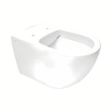 Vitra S60 viseća WC školjka u bijeloj boji bez sustava za ispiranje s wc daskom soft Close i skrivenim pričvršćenjem.