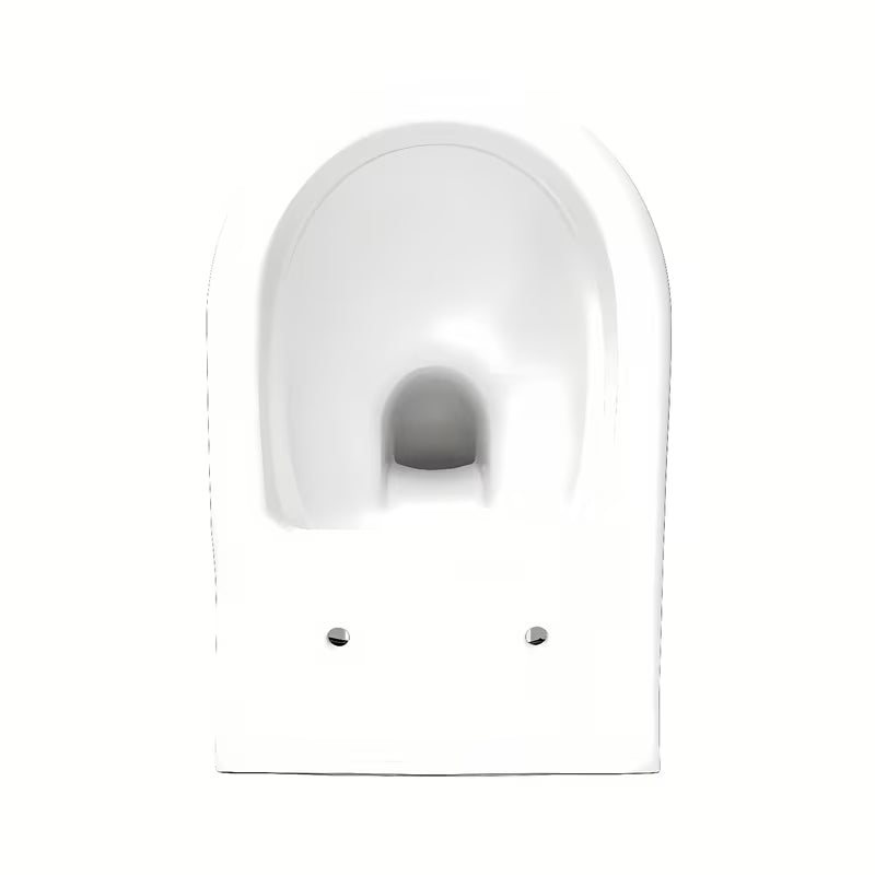 Vitra S60 viseća WC školjka u bijeloj boji bez sustava za ispiranje s wc daskom soft Close i skrivenim pričvršćenjem.