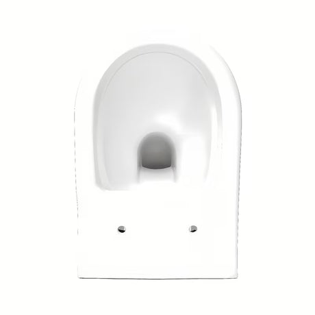 Vitra S60 viseća WC školjka u bijeloj boji bez sustava za ispiranje s wc daskom soft Close i skrivenim pričvršćenjem.