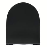 Crni mat WC daska Vitra Sento s funkcijom soft Close i metalnim šarkama