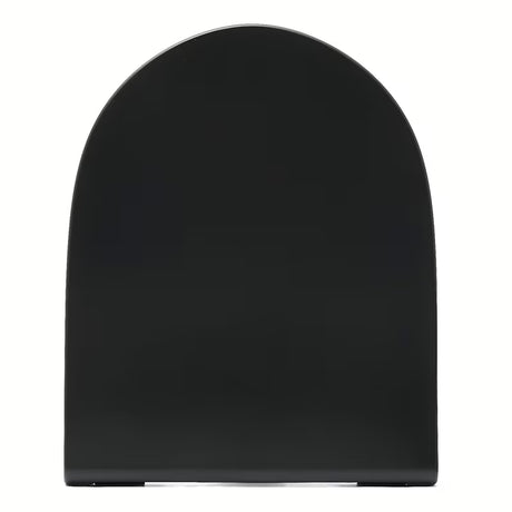 Crni mat WC daska Vitra Sento s funkcijom soft Close i metalnim šarkama