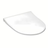 Bijeli WC daska Vitra Sento od duroplasta s slim dizajnom i tehnologijom soft Close