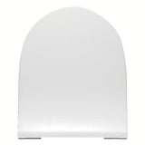 Bijeli WC daska Vitra Sento od duroplasta s slim dizajnom i tehnologijom soft Close