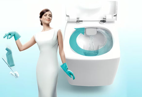 Bijeli viseća WC školjka vitra Shift bez sustava za ispiranje sa skrivenim pričvršćenjem i zaobljenim oblikom.