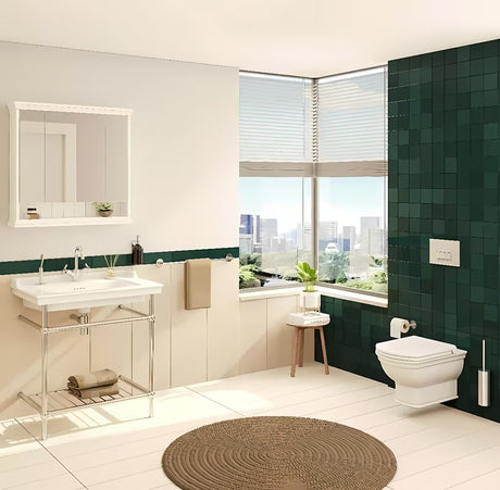 Bijela duroplast WC daska WC daska Vitra Valarte s soft Close i EasyLock te metalnim šarkama sa skrivenim pričvršćenjem.